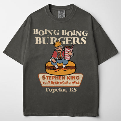 Boing Boing Burgers Garment Dyed Tee