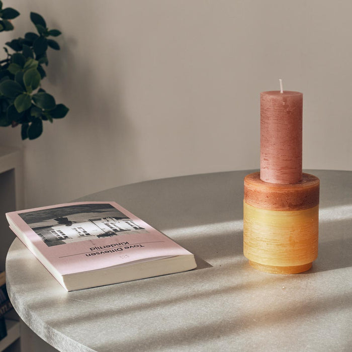 Stan Editions, Candl Stack 02, Yellow, Candle,
