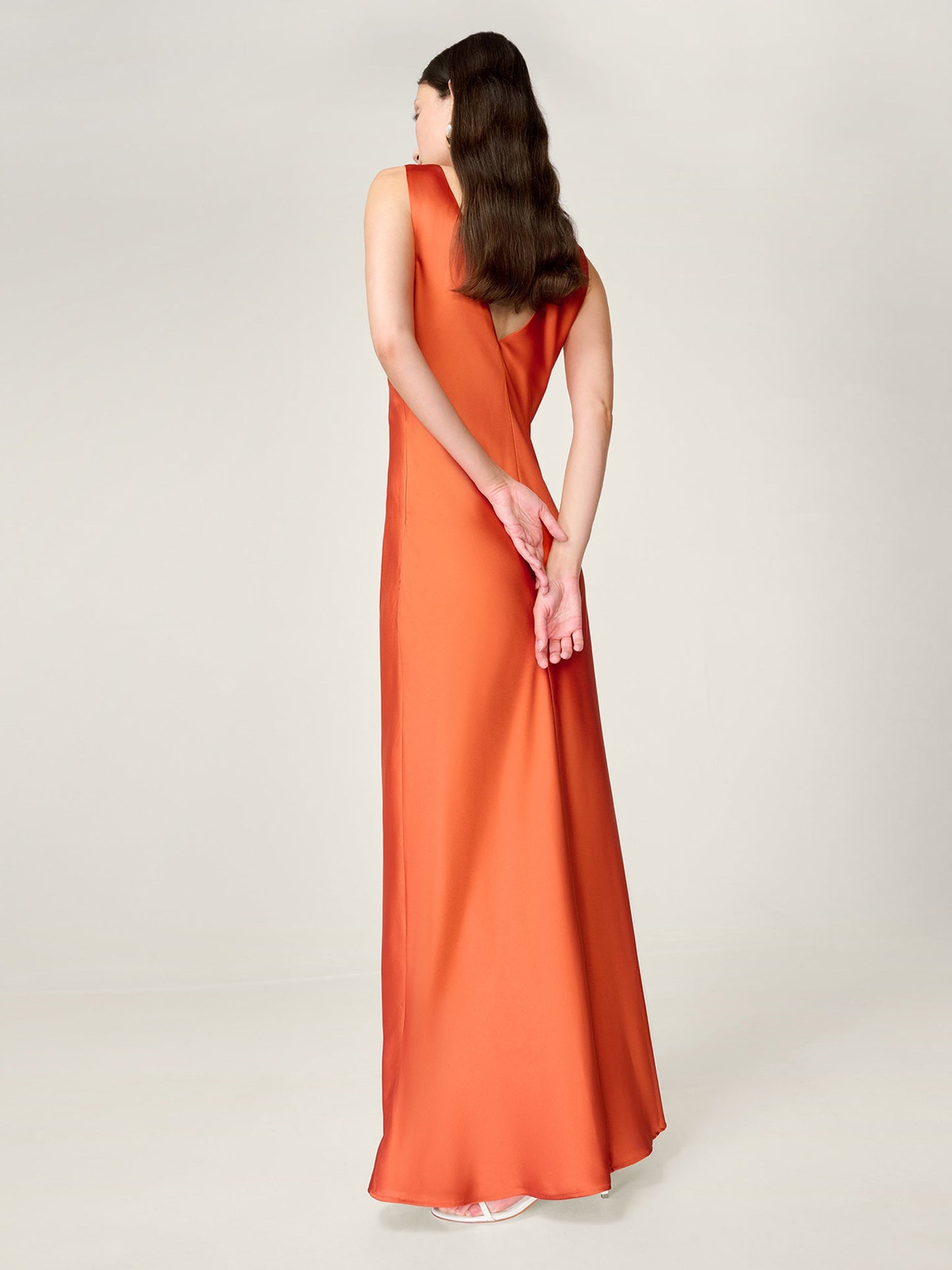 Casey Dress in Tangerine