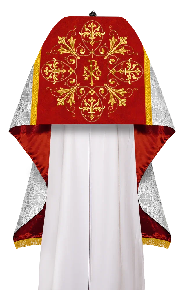 Damask / PAX / White - Red