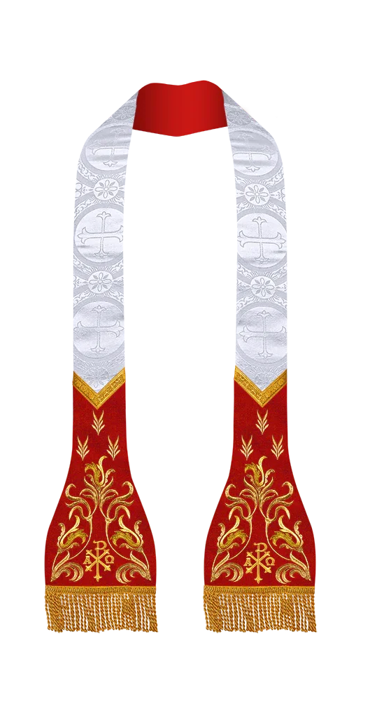 Damask / PAX / White - Red
