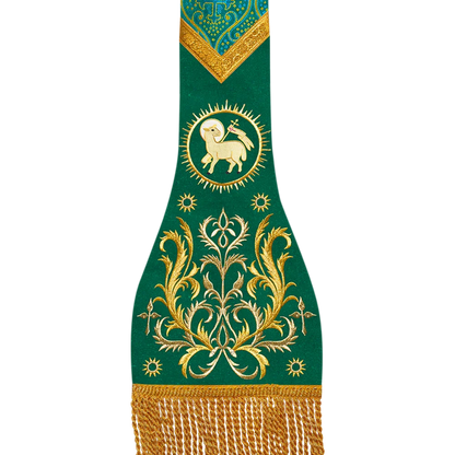 Catholic Stole with embroidery motif