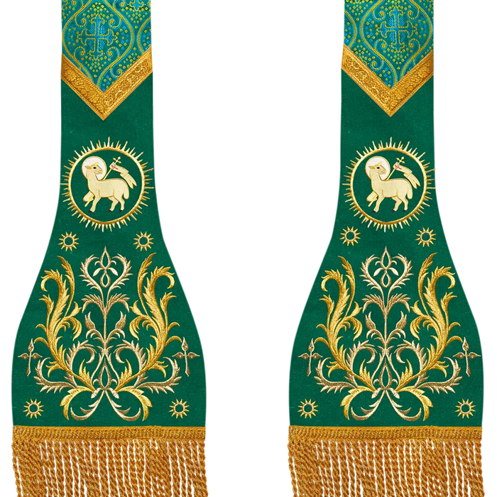 Catholic Stole with embroidery motif