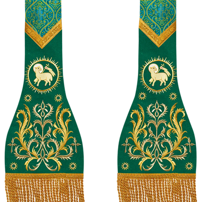 Catholic Stole with embroidery motif