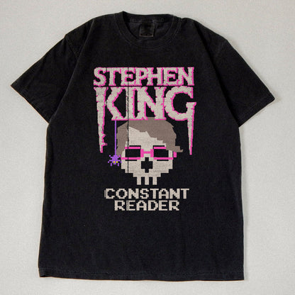 Constant Reader Pixel Garment Dyed Tee