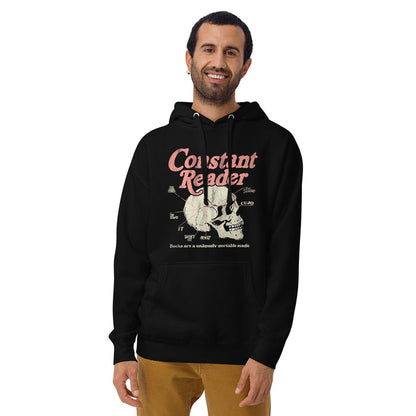 Constant Reader Skull Unisex Hoodie