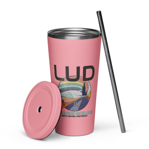 Cradle of Lud Insulated tumbler with a straw