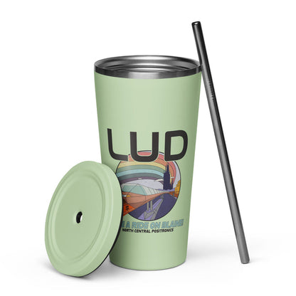 Cradle of Lud Insulated tumbler with a straw