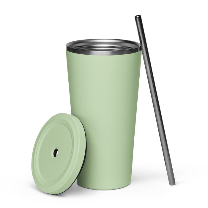 Cradle of Lud Insulated tumbler with a straw