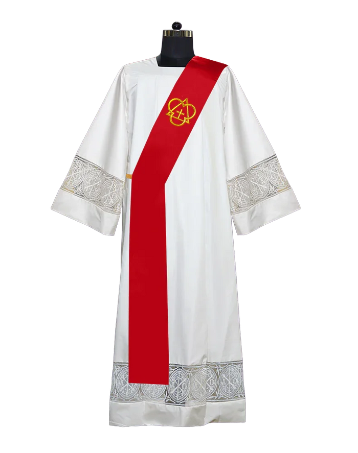 Deacon Stole with Trinity Motif