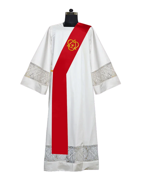 Deacon Stole with Trinity Motif