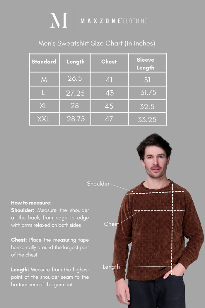 Deep Brown - Abstract Sweatshirt