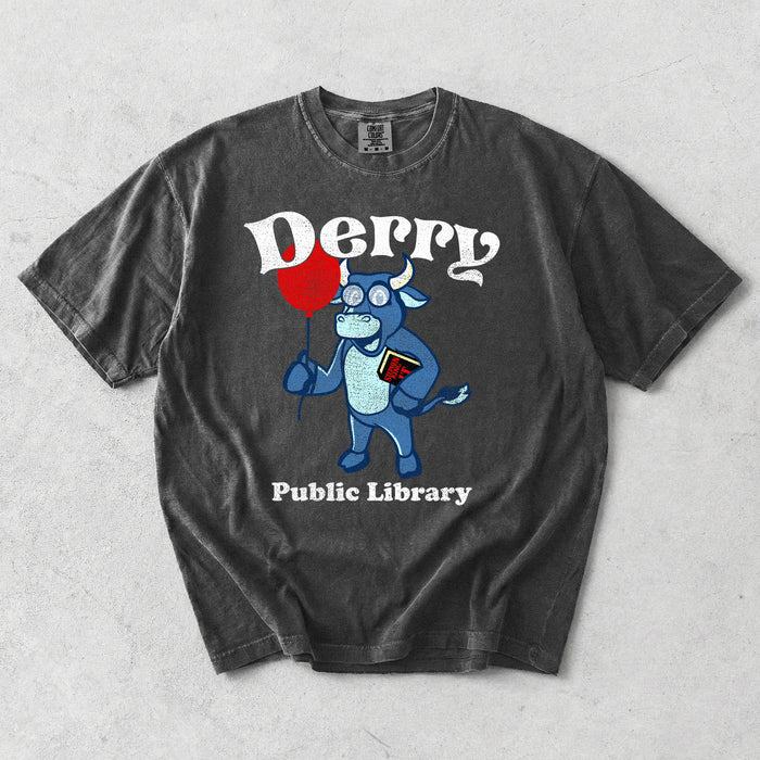 Derry Public Library Garment Dyed Tee