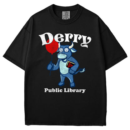 Derry Public Library Garment Dyed Tee