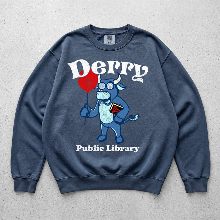 Derry Public Library Vintage Washed Sweatshirt