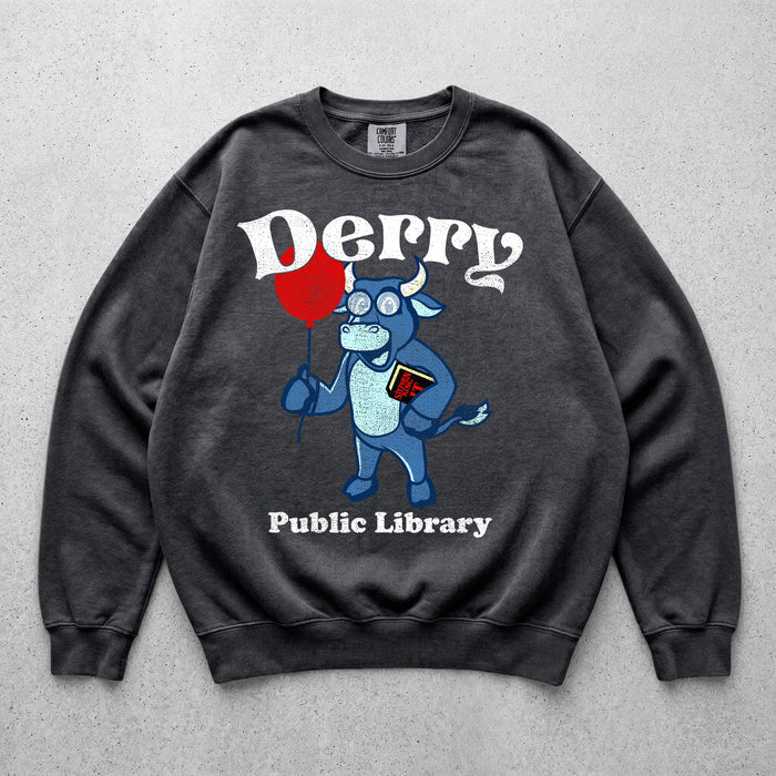 Derry Public Library Vintage Washed Sweatshirt