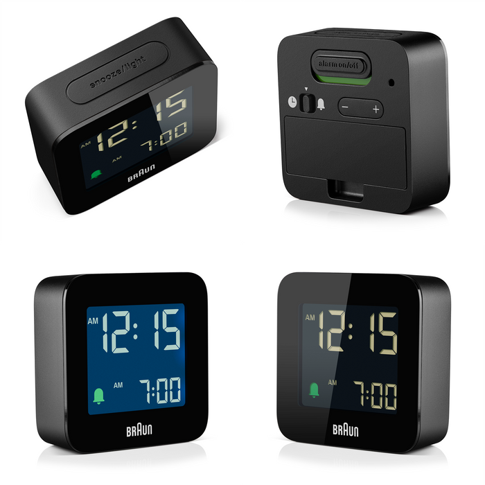 Braun, Digital Alarm Clock BC08, Alarm Clock,