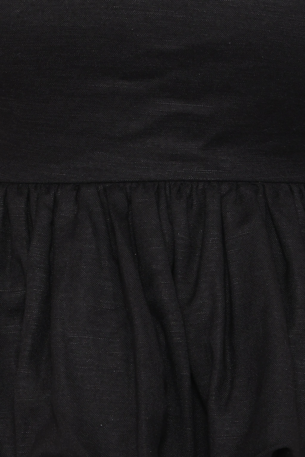 Ursa Peplum Top - Black