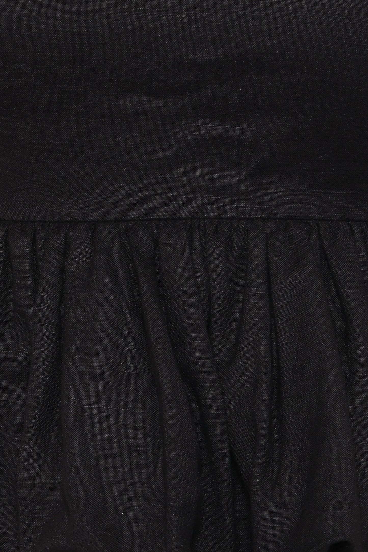 Ursa Peplum Top - Black