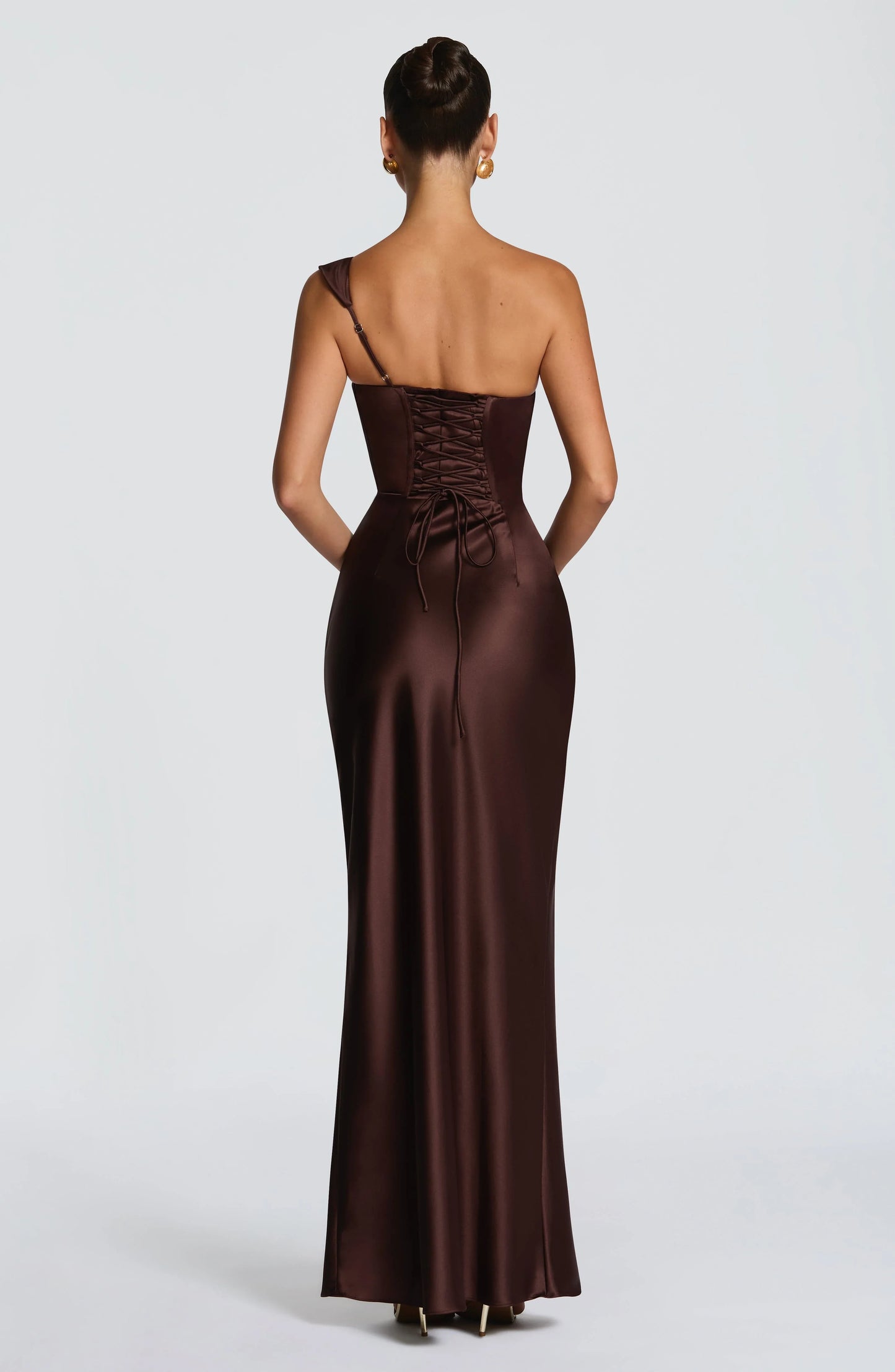 Thalassa Maxi Dress - Plum Brown