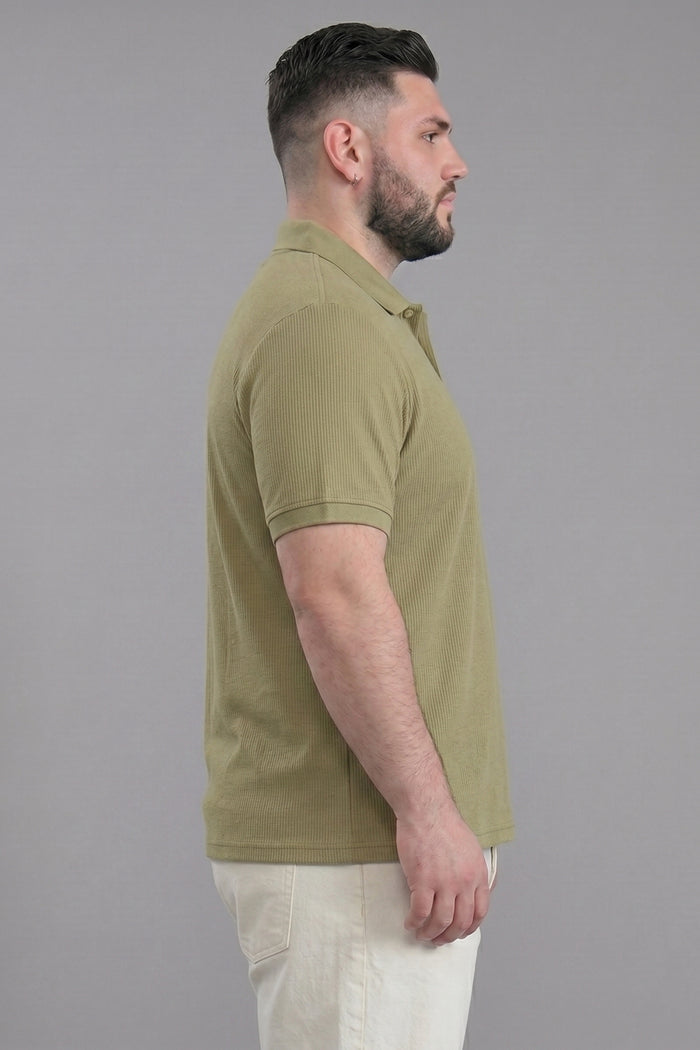 Forest - Zyric Pocket Polo Plus Size