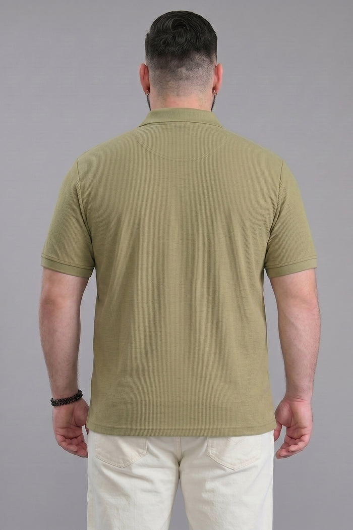 Forest - Zyric Pocket Polo Plus Size