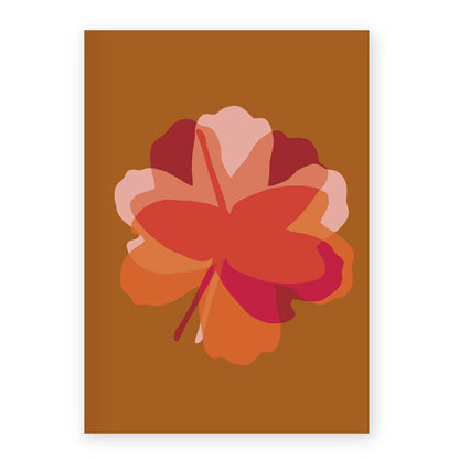 Common Modern, Forest Floor Notebook, No. 4 (red/pink/brown), Notebook,