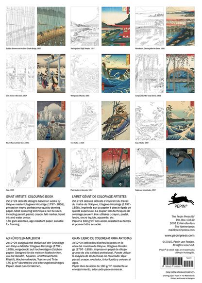 Pepin, Giant Artist's Coloring Books, Art Deco, Coloring,