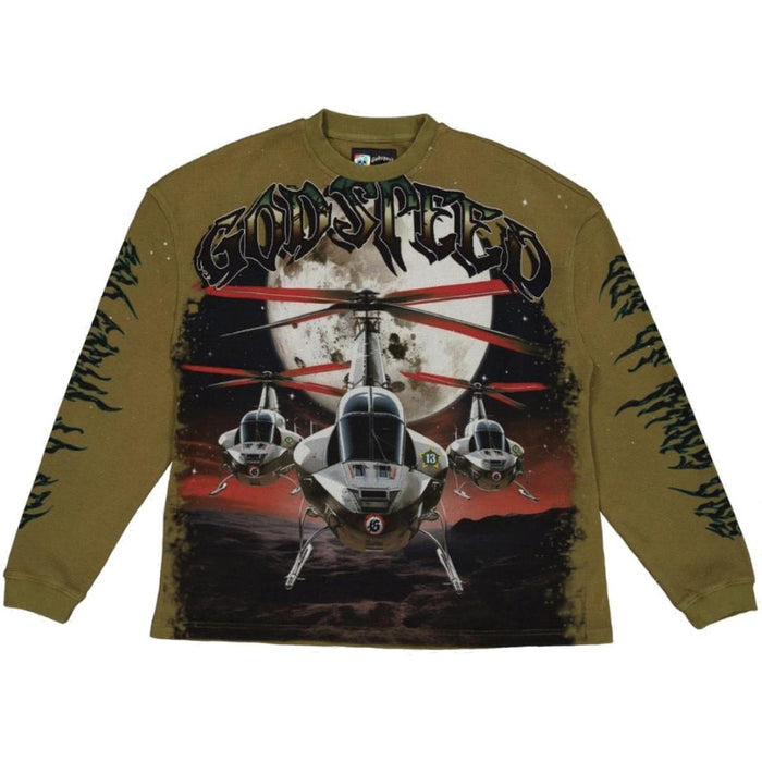 Godspeed Air Strike Long Sleeve Thermal T-Shirt Olive