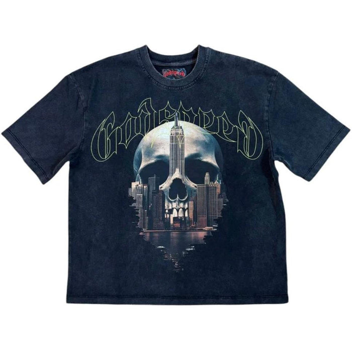 Godspeed Skyline Tee Navy