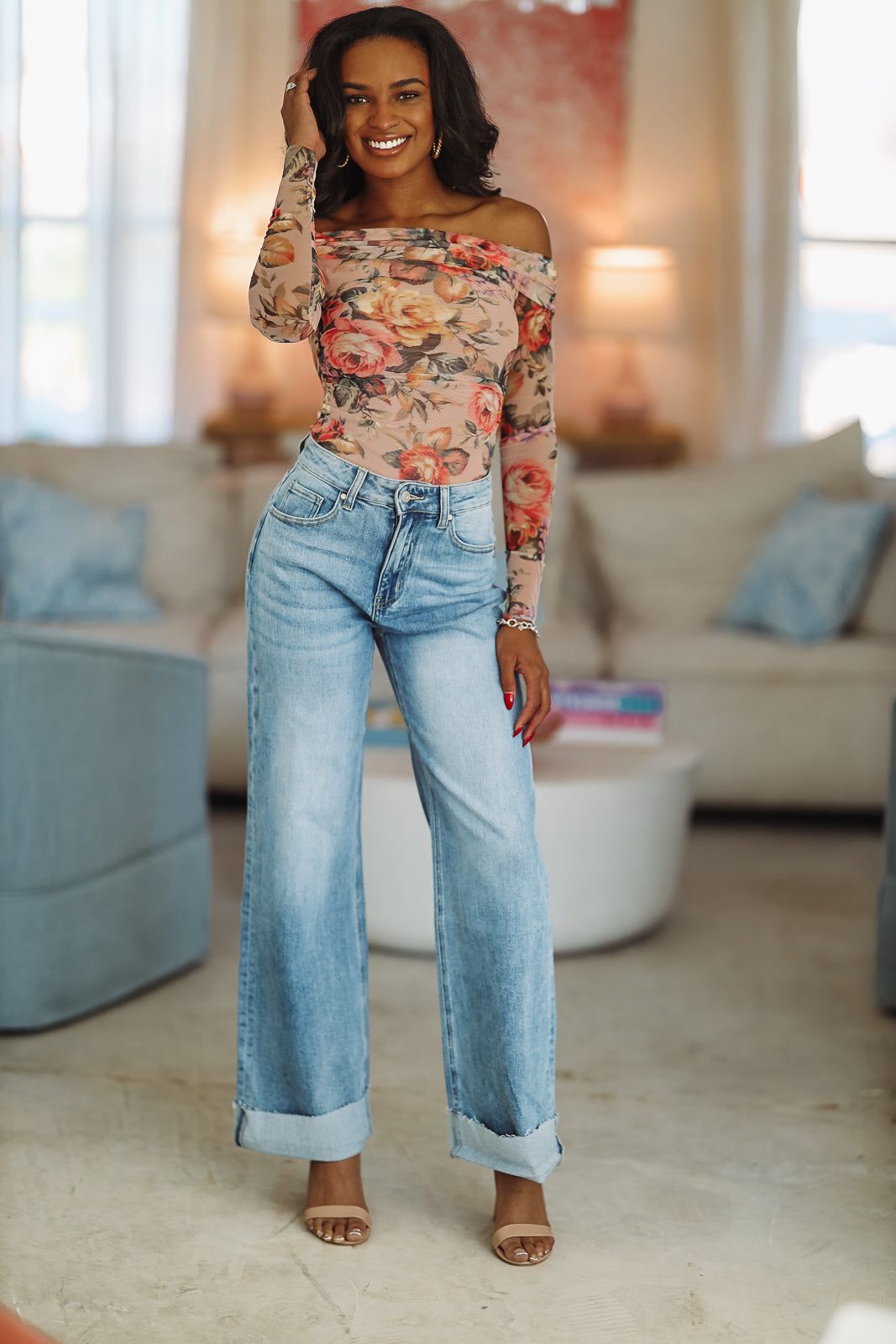 Zoya High Rise Jeans - Medium Wash