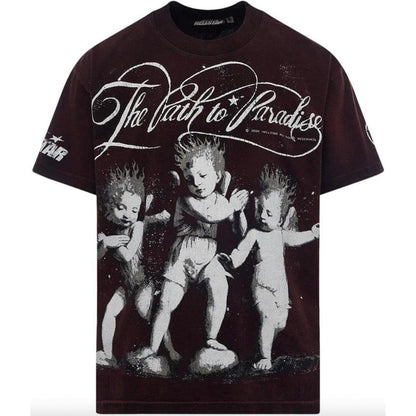 Hellstar Cherubs T-Shirt Brown