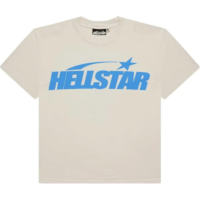 Hellstar Classic T-shirt (Regular Print) White/Blue