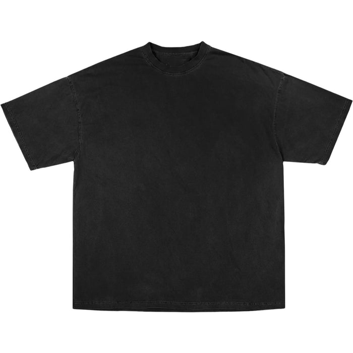 HMDD Blank Single Stitch Tee Vintage Black