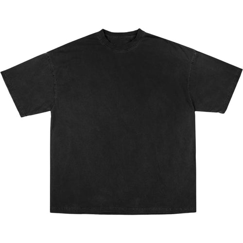 HMDD Blank Single Stitch Tee Vintage Black
