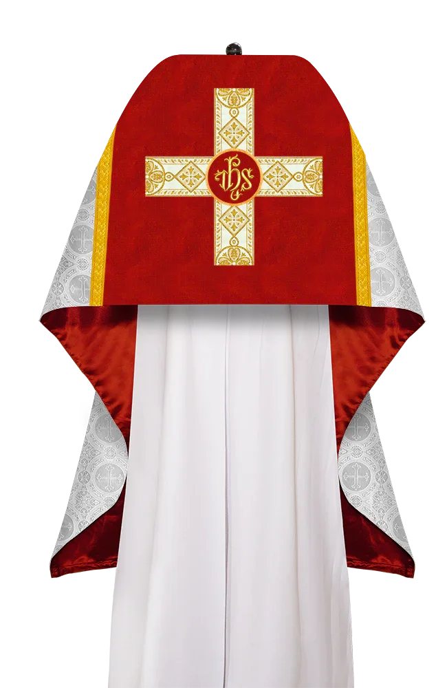 Damask / IHS / White - Red