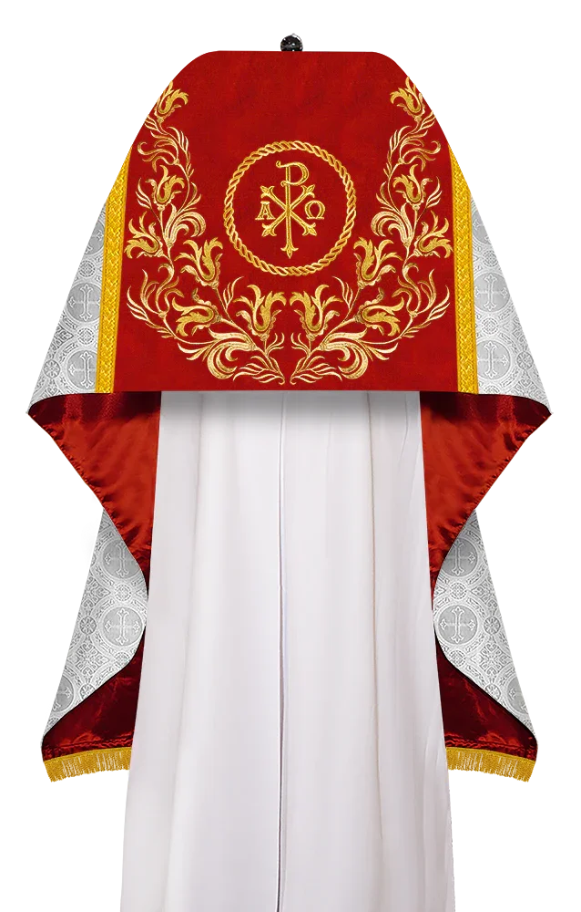 Damask / PAX / White - Red