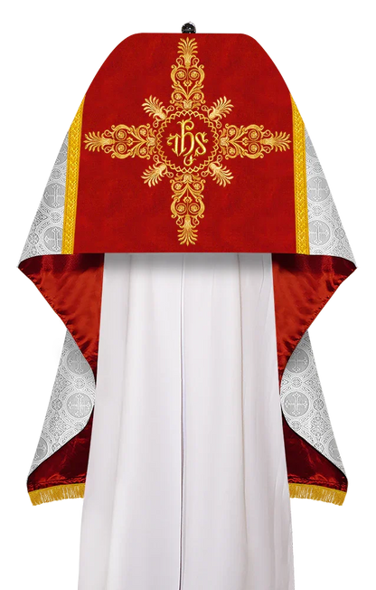 Damask / IHS / White - Red