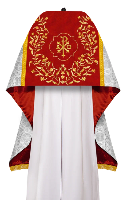 Damask / PAX / White - Red