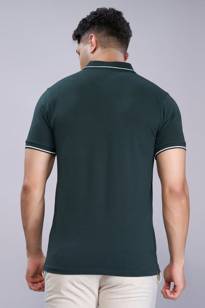 June Green - Identity Pocket Polo