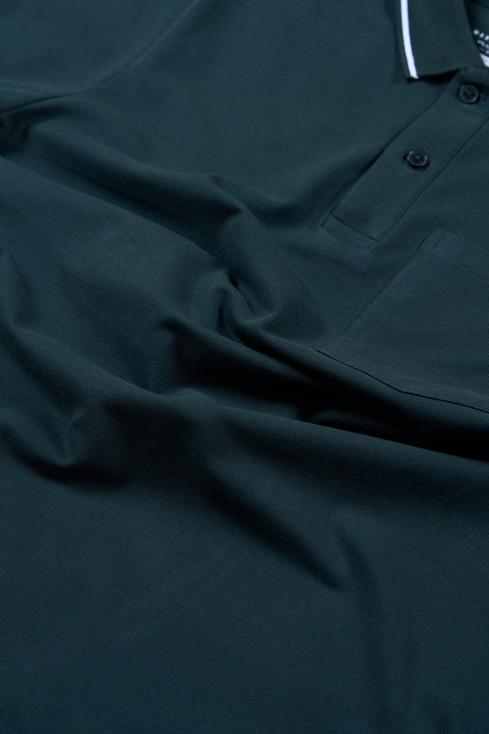 June Green - Identity Pocket Polo