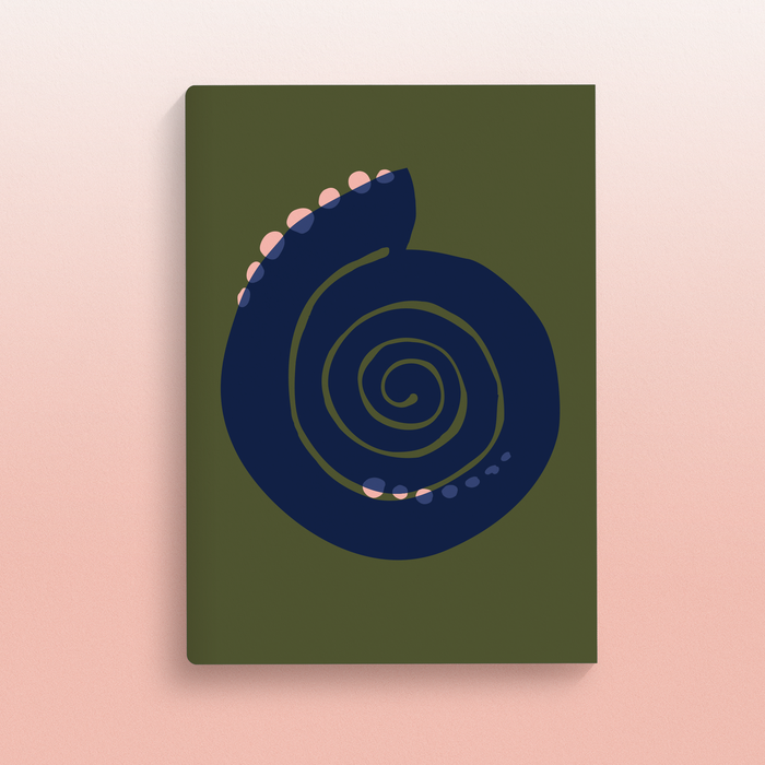 Common Modern, Le Coquille Notebook, No. 1 (green), Notebook,