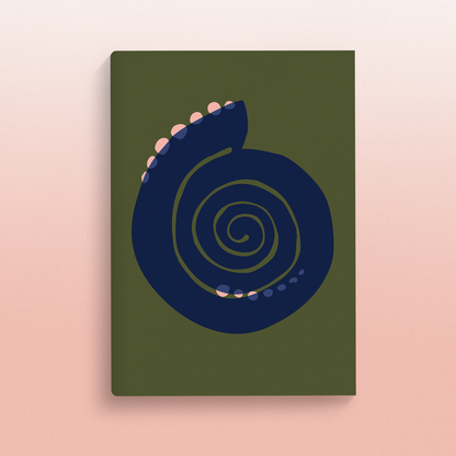 Common Modern, Le Coquille Notebook, No. 1 (green), Notebook,