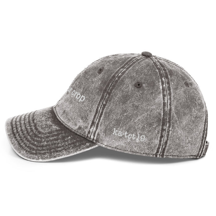Life For Your Crop Vintage Cotton Twill Cap