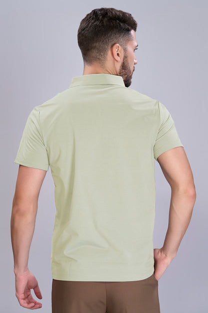 Light Green - Stitchless Polo T-shirt