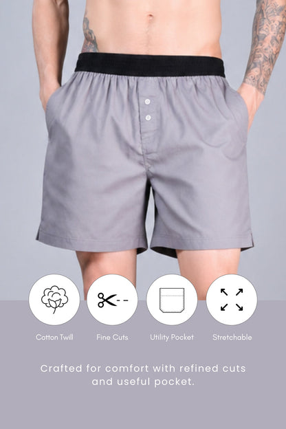 Light Grey - Bare Comfort Boxer
