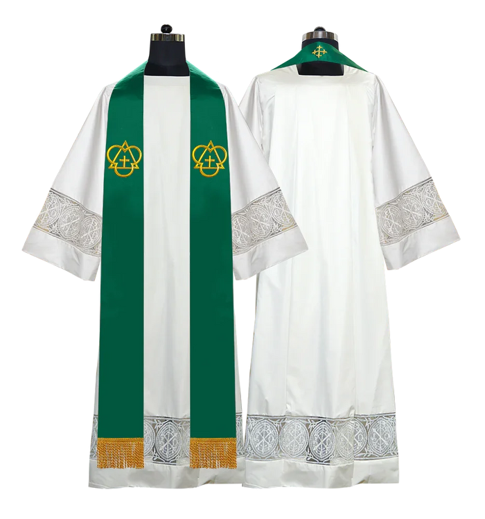 Liturgical motif embroidered Stole