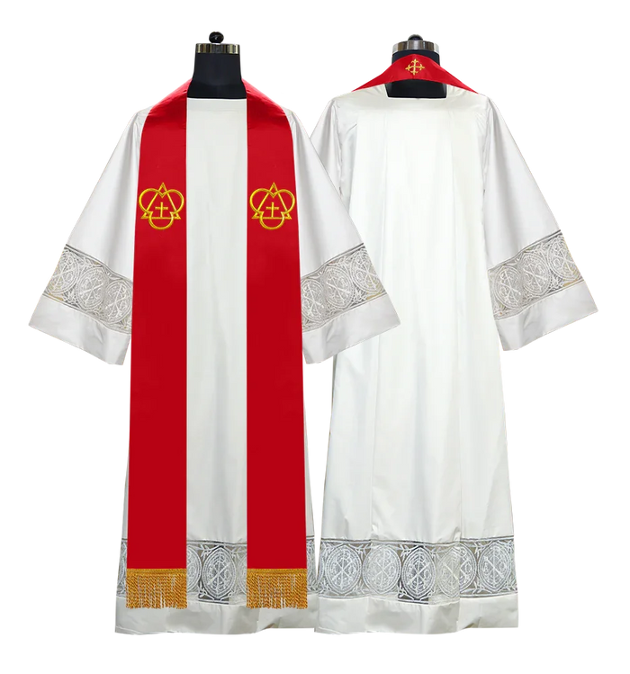 Liturgical motif embroidered Stole
