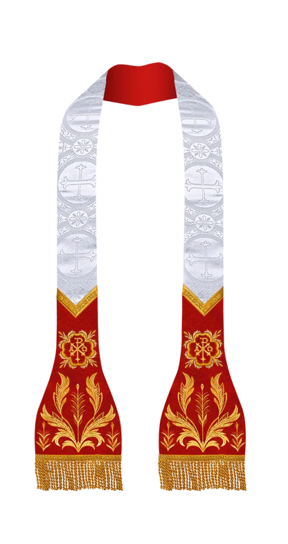 Damask / PAX / White - Red