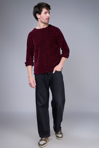 Maroon - Velvet Heritage Sweatshirt